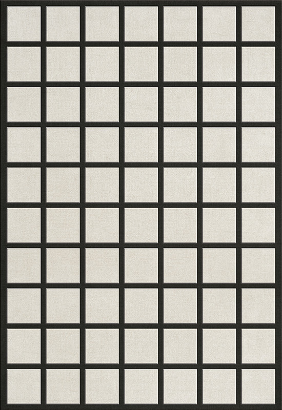 Avenue Checked Bone White