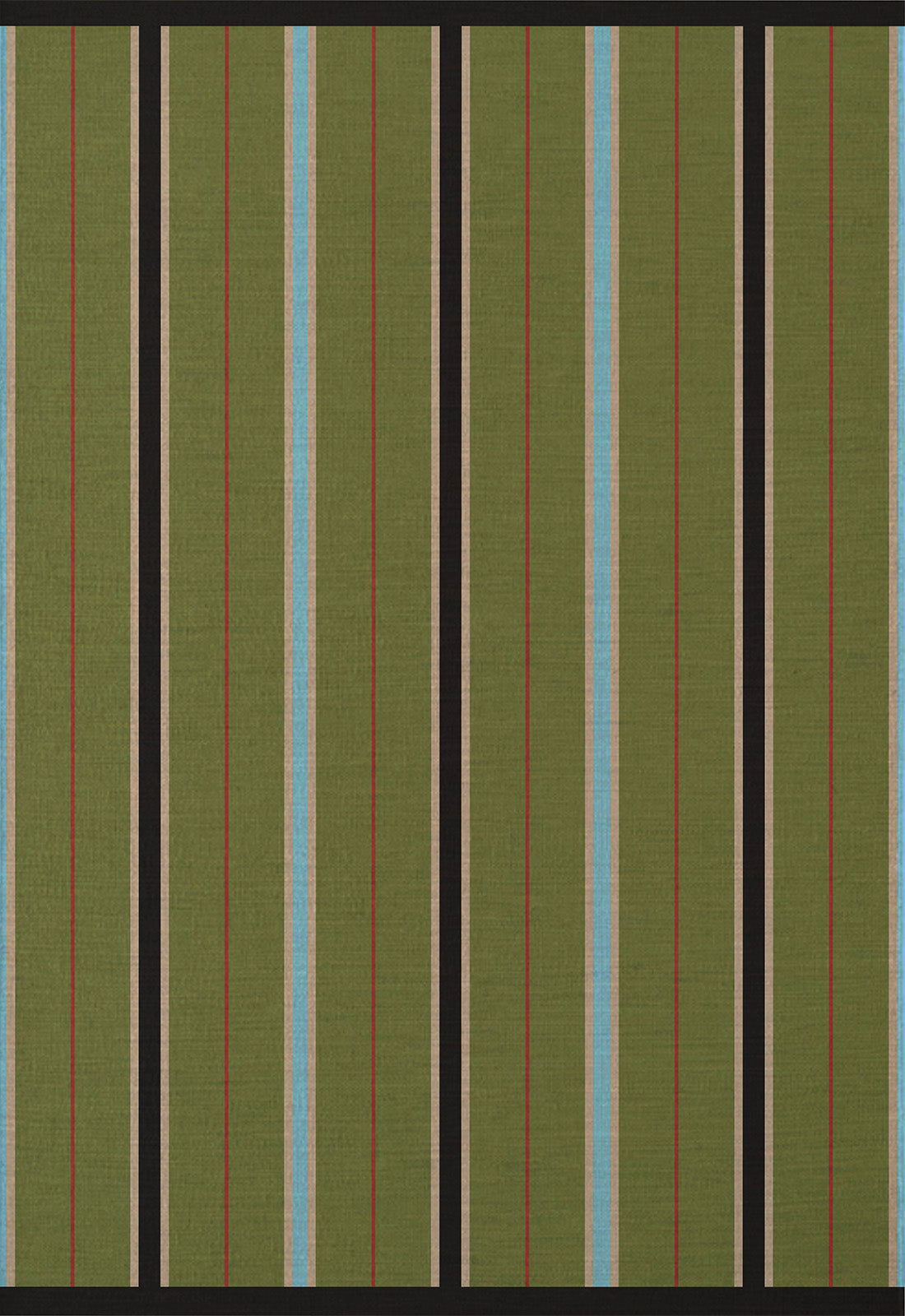 Morrisstudio Racer Stripe Cooper Green