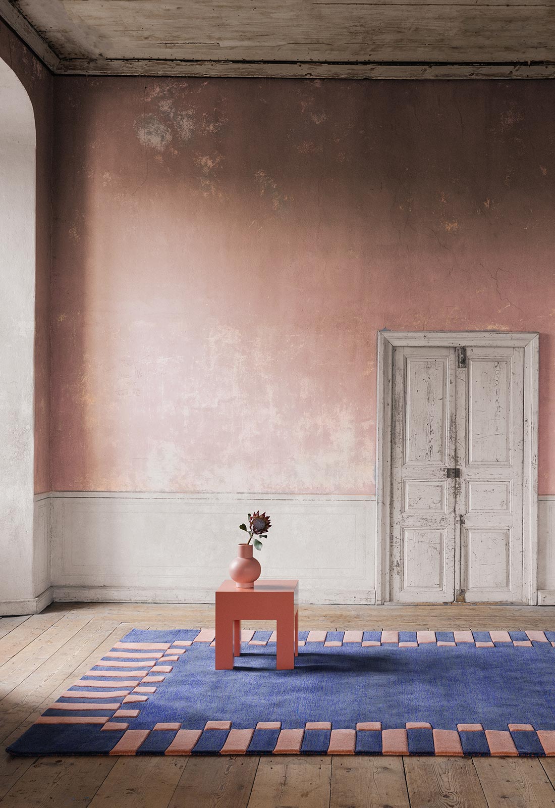 Teklan Frame Cobalt Salmon