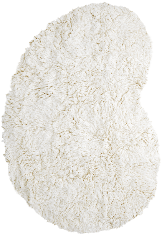 Shaggy Residue Bone White