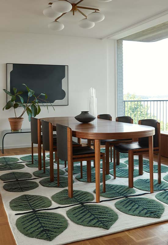 Stig Lindberg Bersa Birch Green Sample