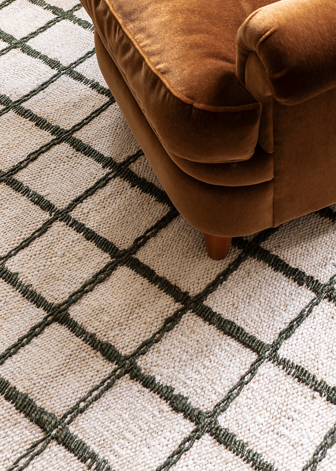 Strata Braided Jute Green
