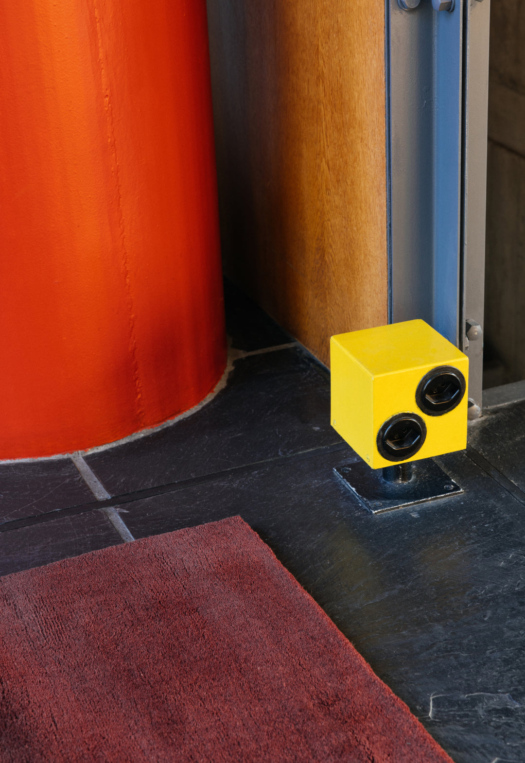 Classic Solid Wool Ruby Red Sample