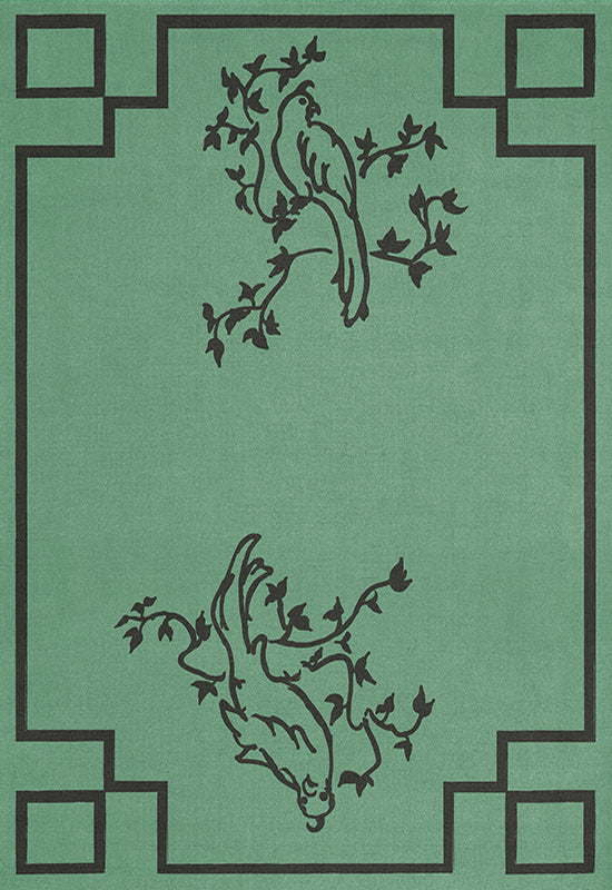 Chinoiserie Parrot Green