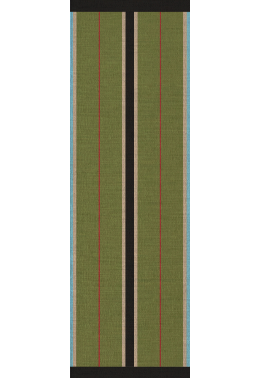 Morrisstudio Racer Stripe Cooper Green