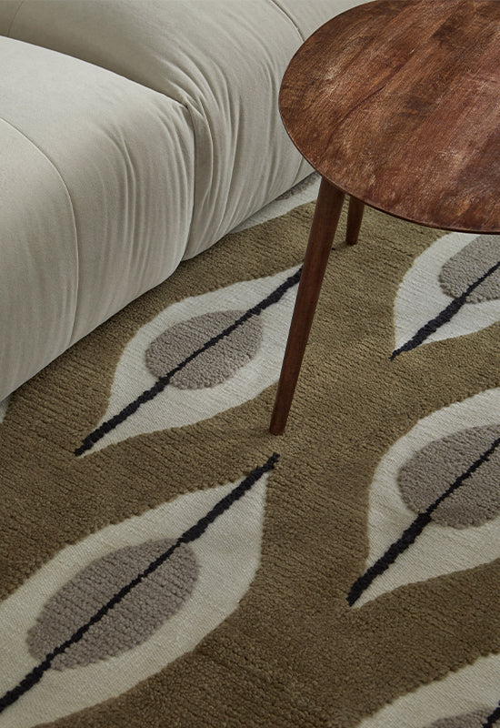 Stig Lindberg Trellis Olive Green