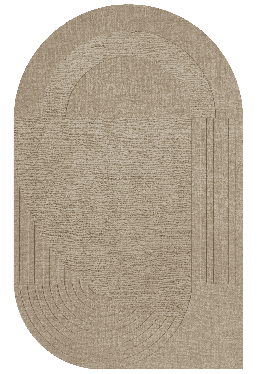 Round Sand Color Rug Circular Sand – LAYERED