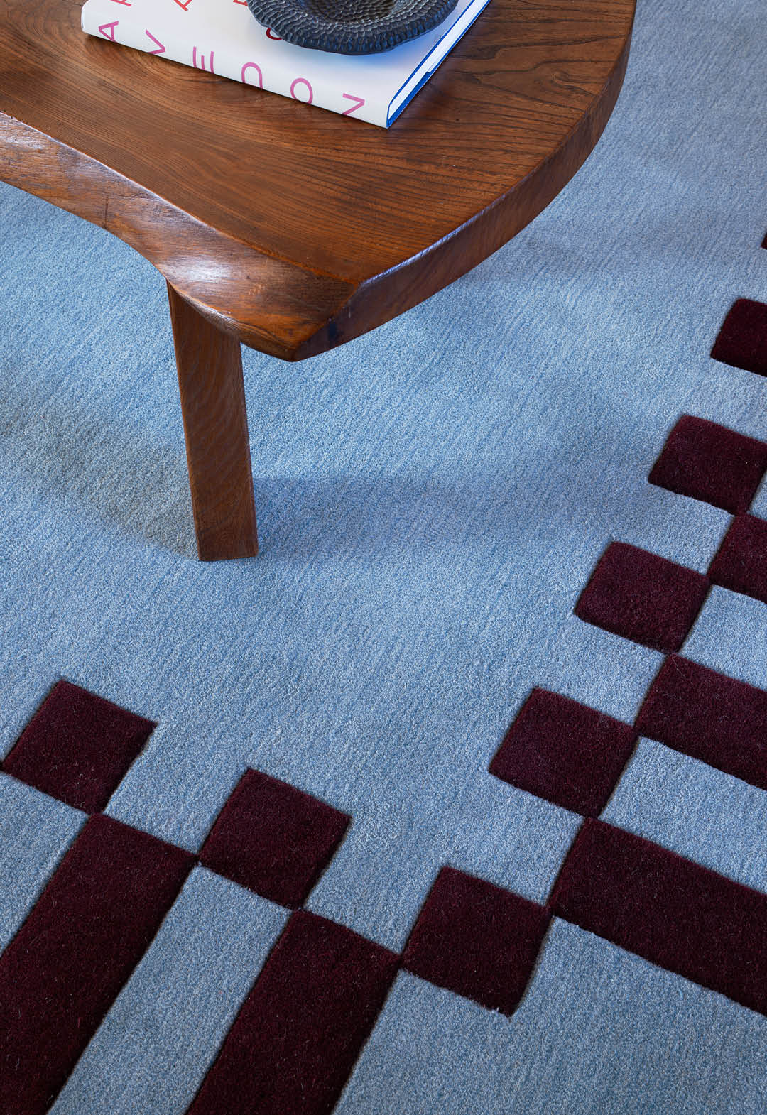 Tekla Frame Wool Rug Mullberry Sky | Rugs | Layered – LAYERED