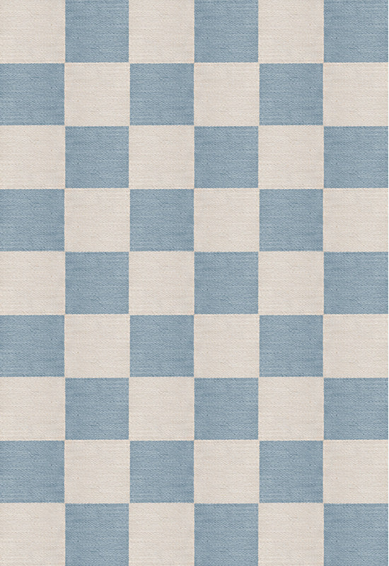 Chess Cornflower Blue Sample 11x18 cm