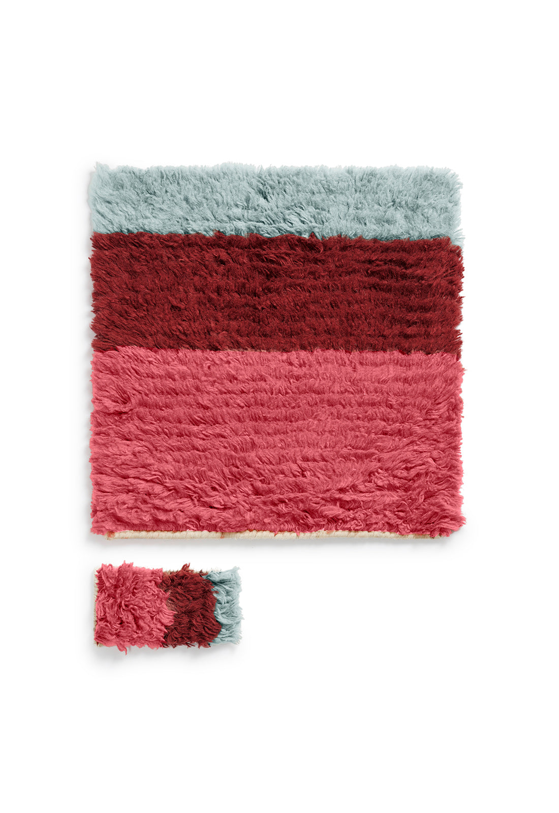 Shaggy Edge Rose Sample