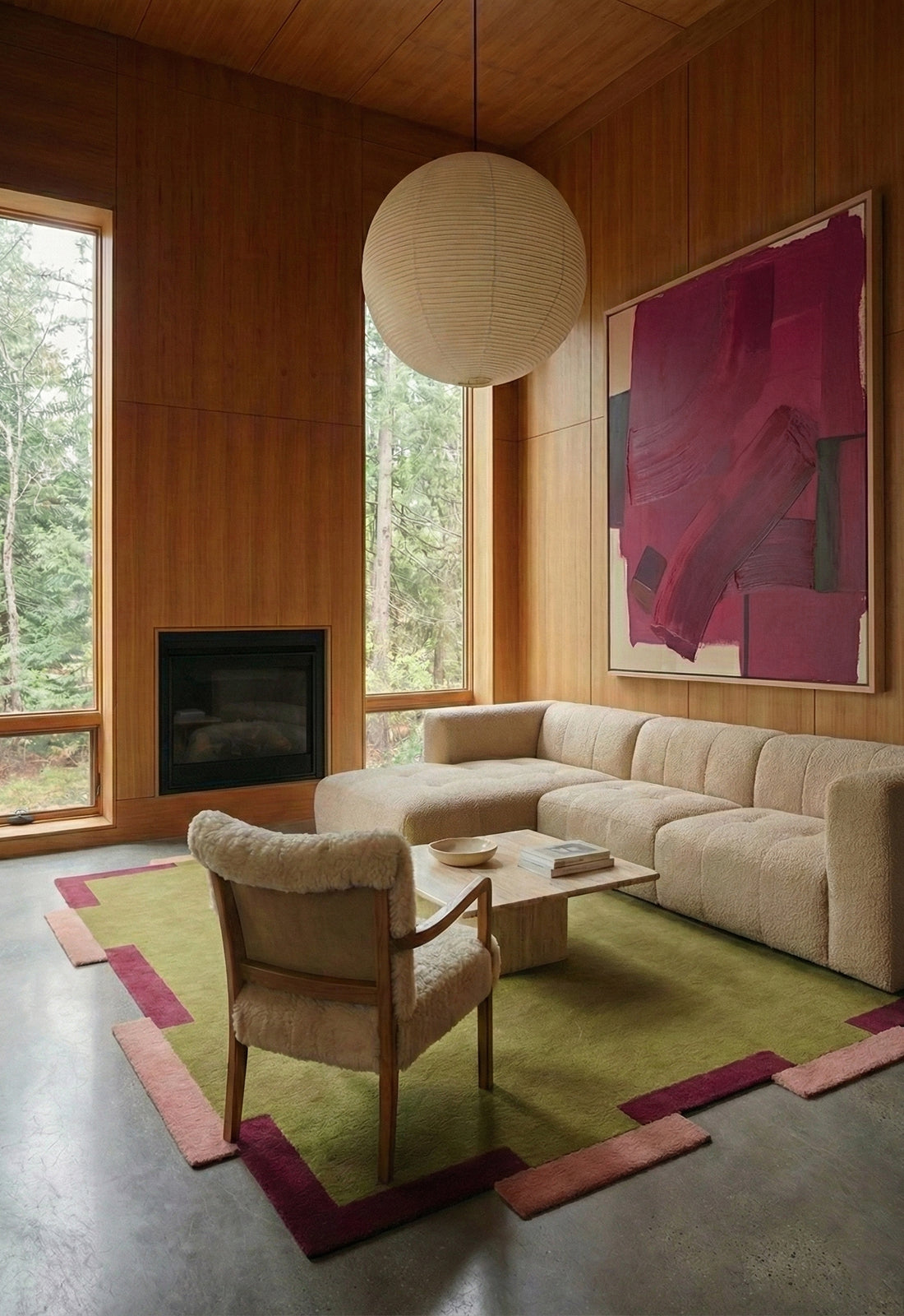 Teklan Fregio Olive Blush